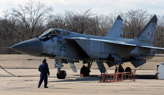 Joint flight drills in Russia's Primorye Territory