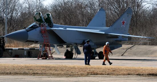 Joint flight drills in Russia's Primorye Territory