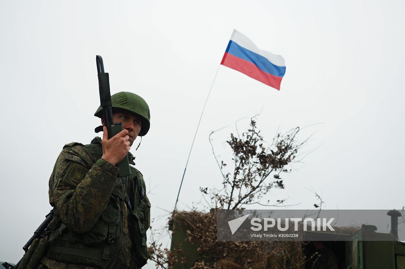 Military exercise in the Krasnodar Territory
