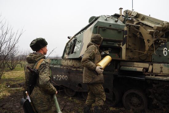 Military exercise in the Krasnodar Territory