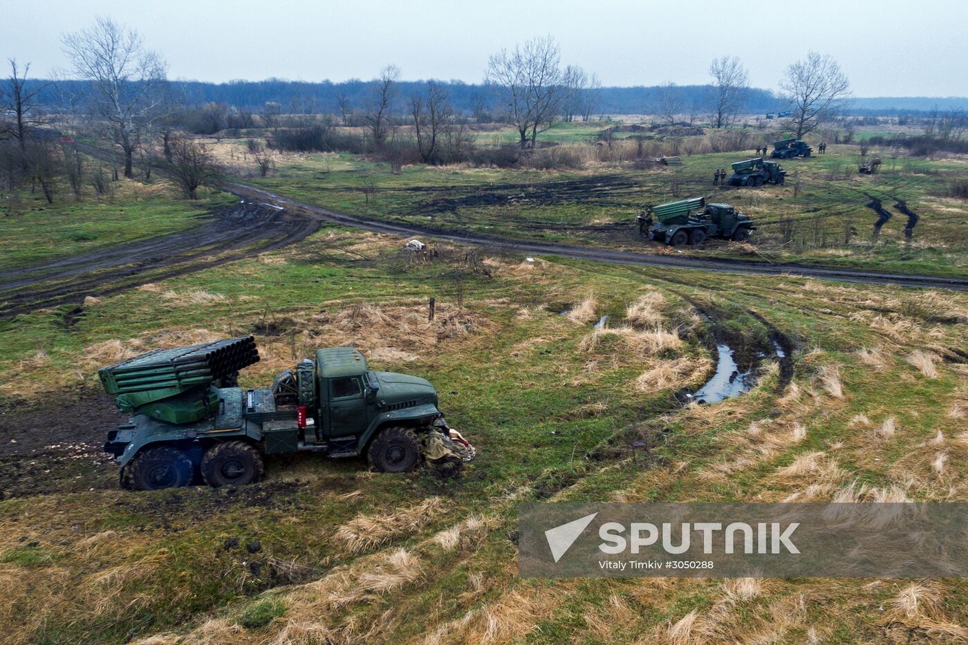 Military exercise in the Krasnodar Territory