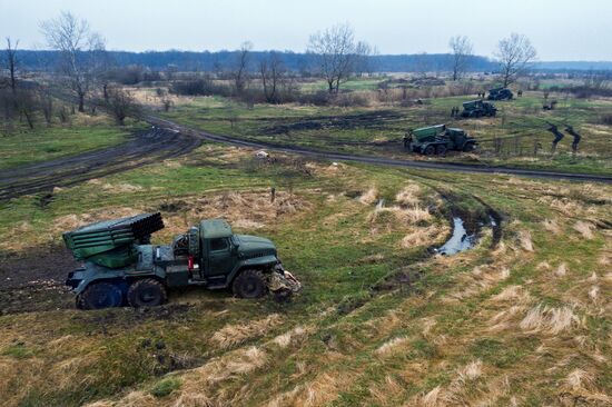 Military exercise in the Krasnodar Territory