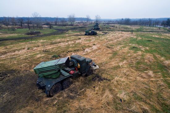 Military exercise in the Krasnodar Territory