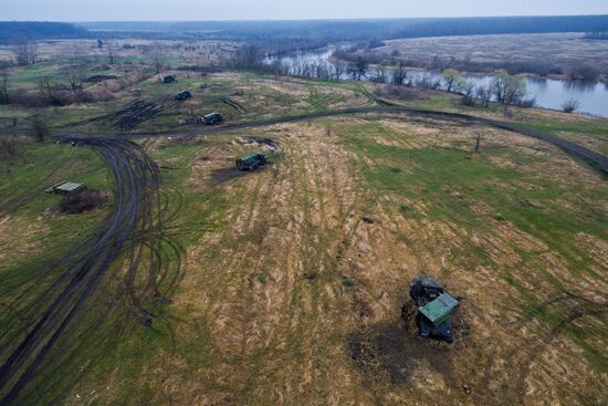 Military exercise in the Krasnodar Territory