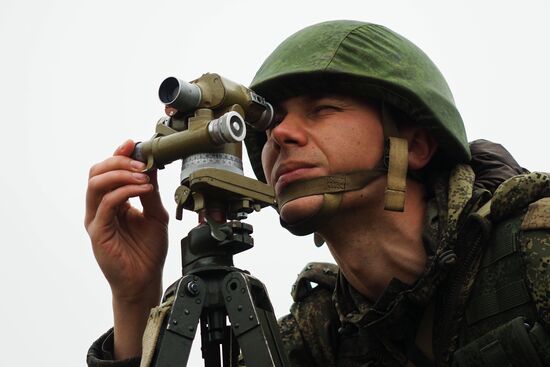 Military exercise in the Krasnodar Territory