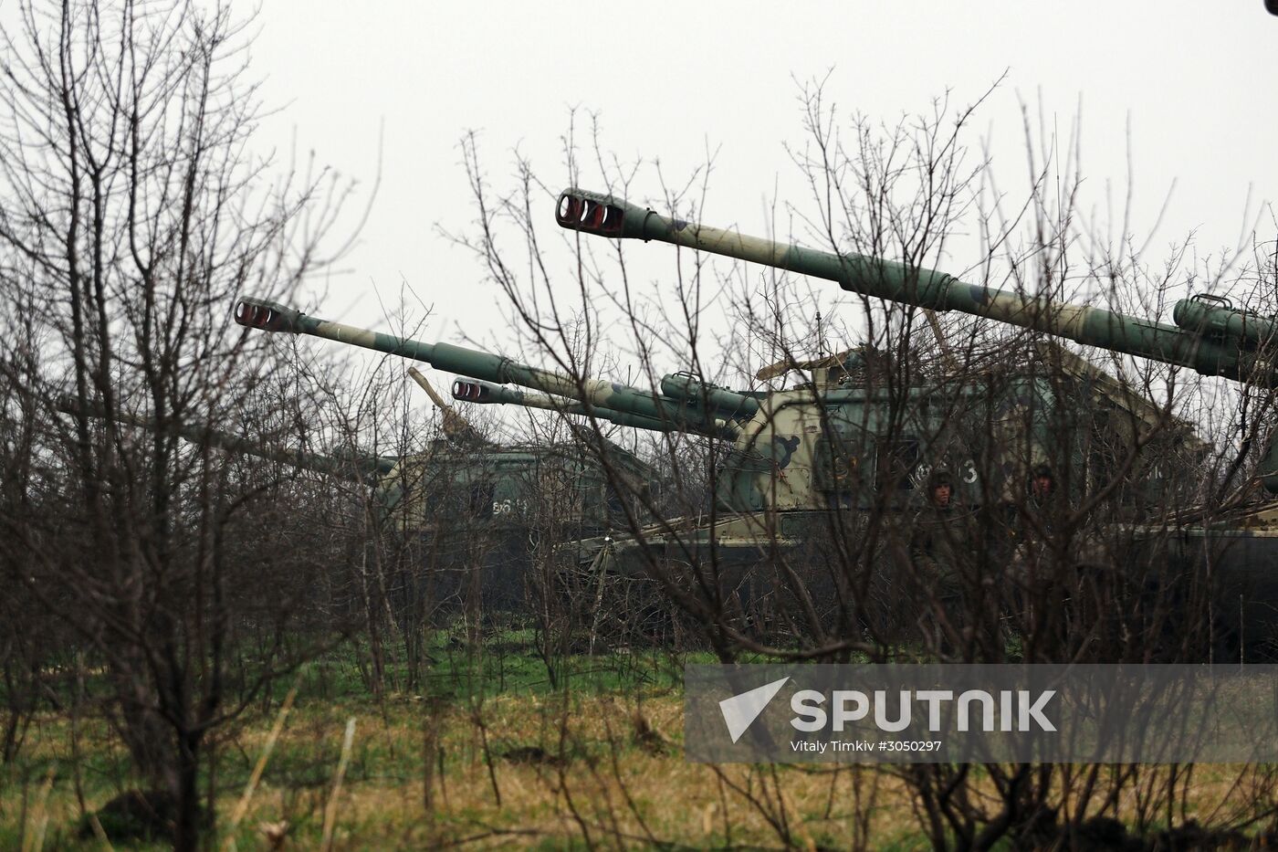 Military exercise in the Krasnodar Territory