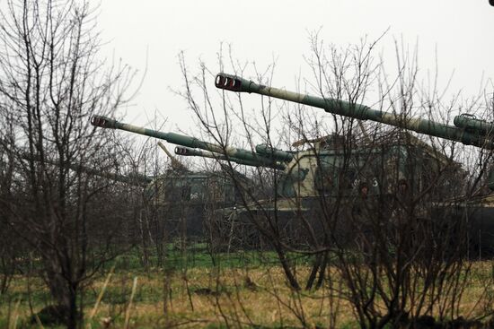 Military exercise in the Krasnodar Territory