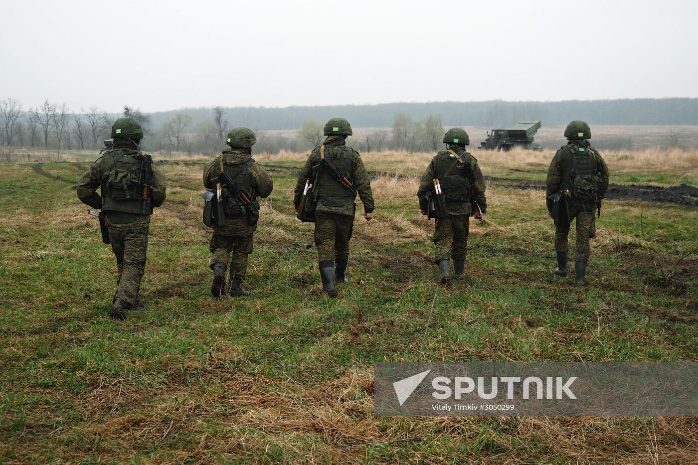 Military exercise in the Krasnodar Territory