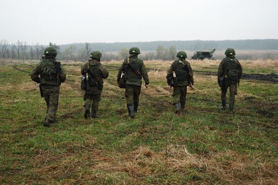 Military exercise in the Krasnodar Territory