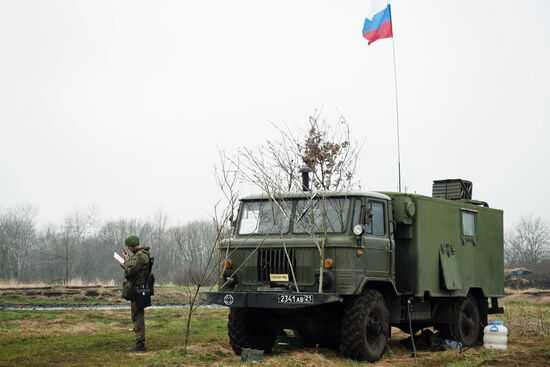 Military exercise in the Krasnodar Territory