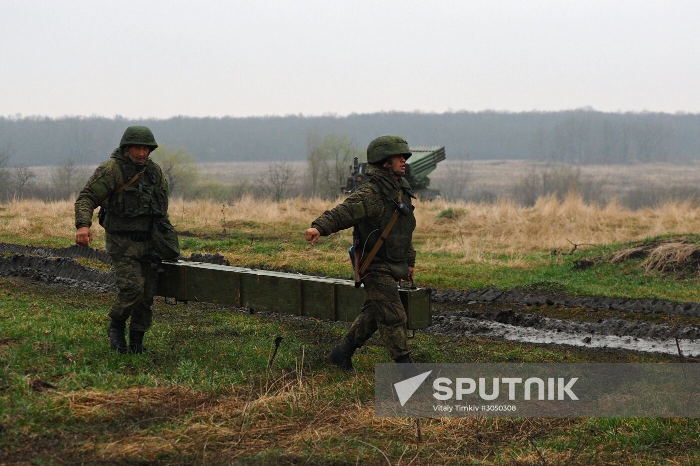 Military exercise in Krasnodar Territory