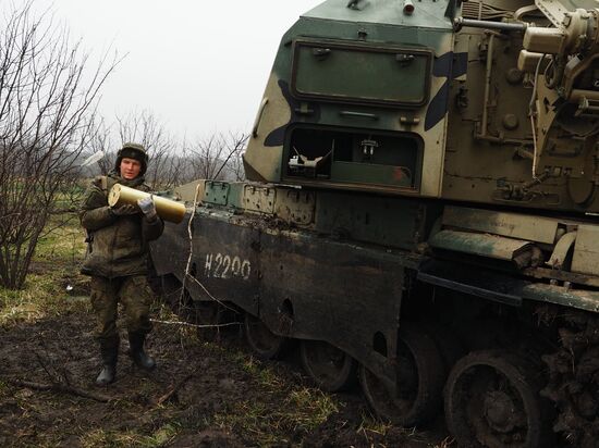 Military exercise in the Krasnodar Territory