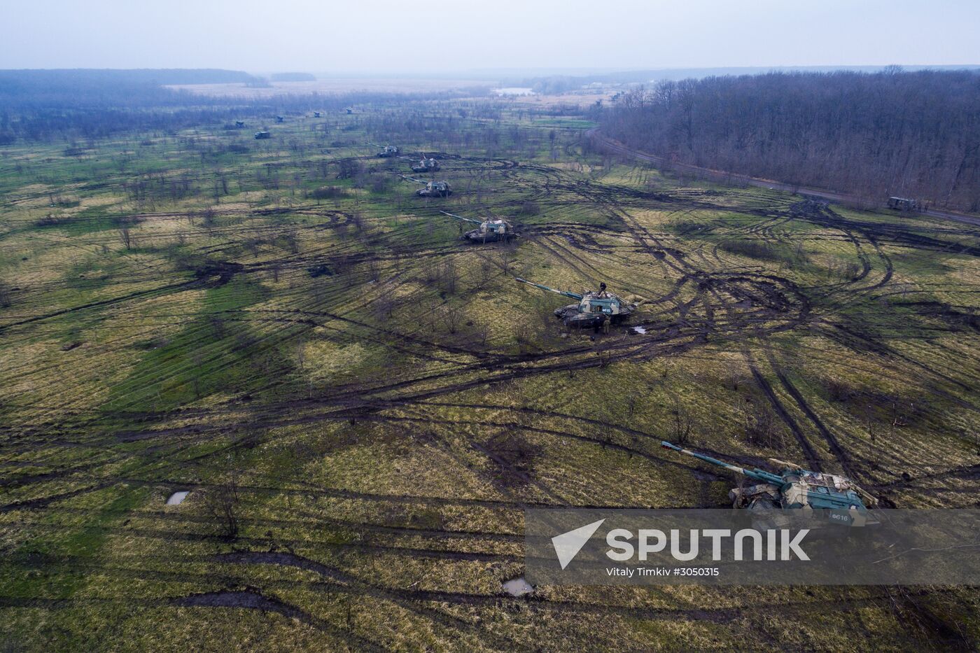 Military exercise in Krasnodar Territory