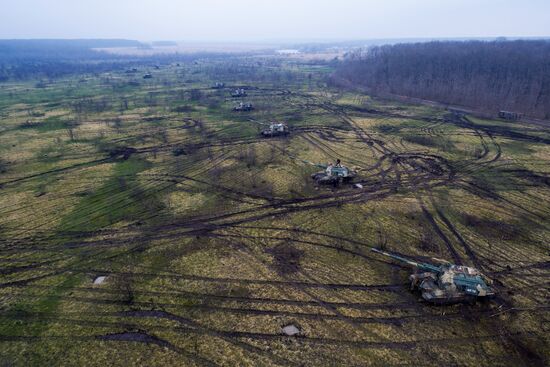 Military exercise in Krasnodar Territory