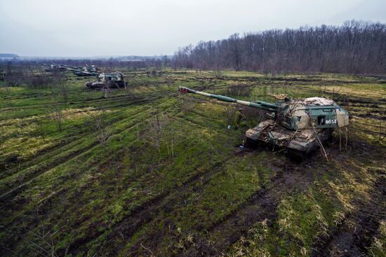 Military exercise in Krasnodar Territory