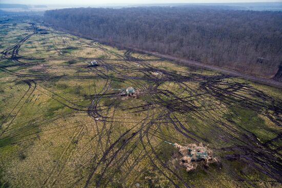 Military exercise in the Krasnodar Territory