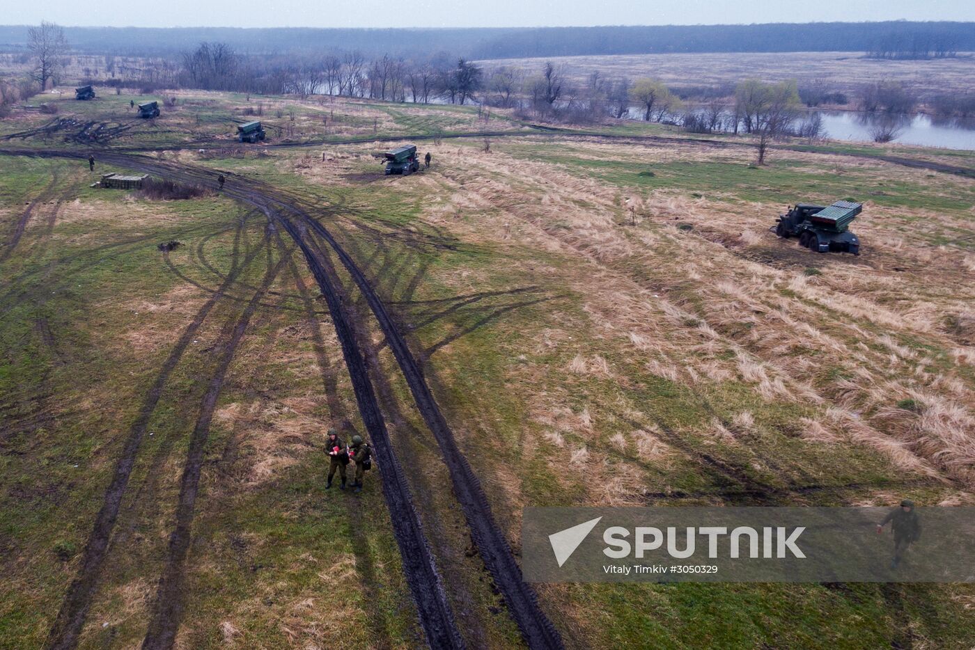 Military exercise in the Krasnodar Territory