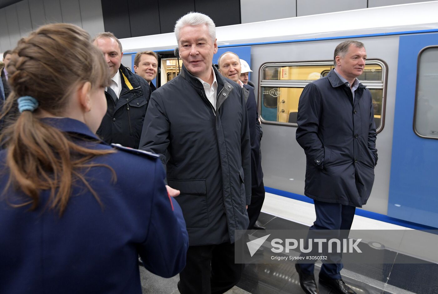 Opening of Minskaya, Lomonosovsky Prospekt and Ramenki metro stations