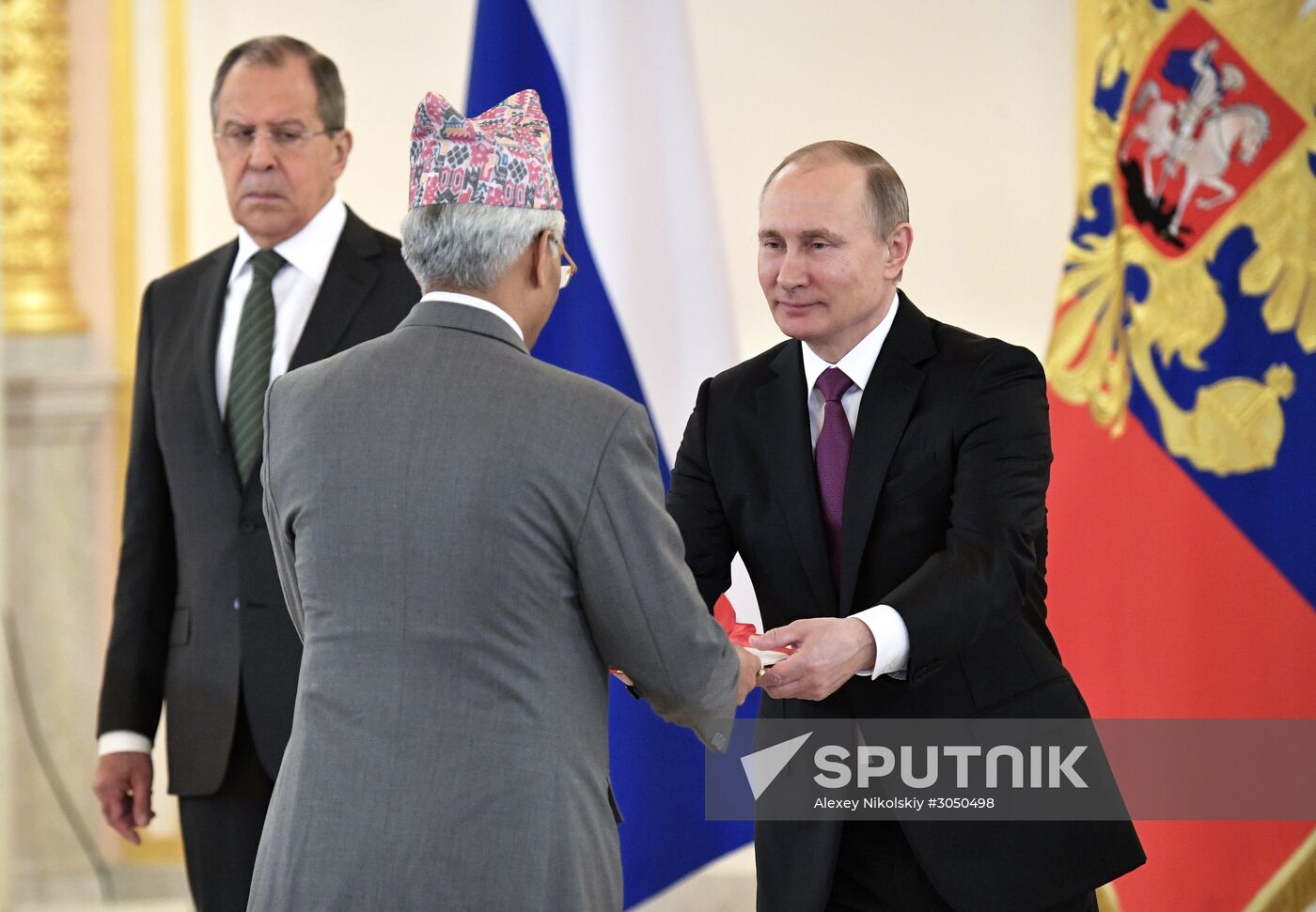 Russian President Vladimir Putin receives letters of credence from 18 ambassadors of foreign states