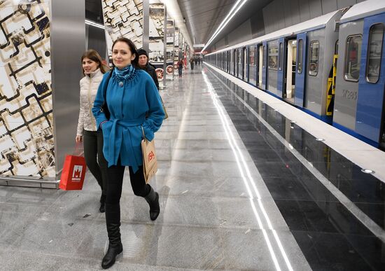 New metro stations Minskaya, Lomonosovsky Prospekt and Ramenki