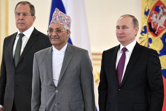 Russian President Vladimir Putin receives letters of credence from 18 ambassadors of foreign states
