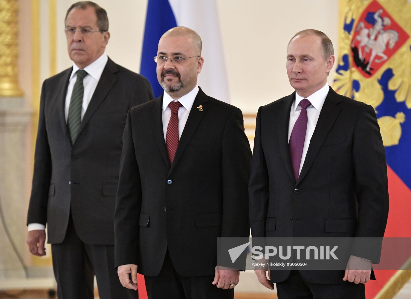 Russian President Vladimir Putin receives credentials from 18 ambassadors of foreign states