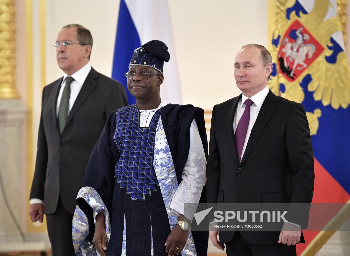 Russian President Vladimir Putin receives letters of credence from 18 ambassadors of foreign states