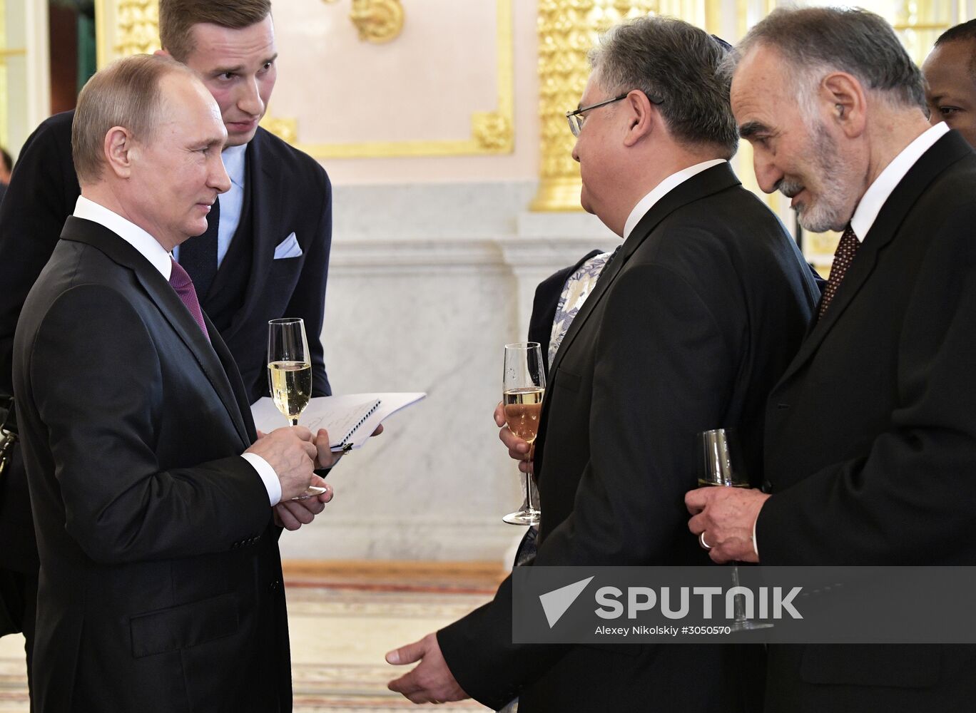 Russian President Vladimir Putin receives letters of credence from 18 ambassadors of foreign states