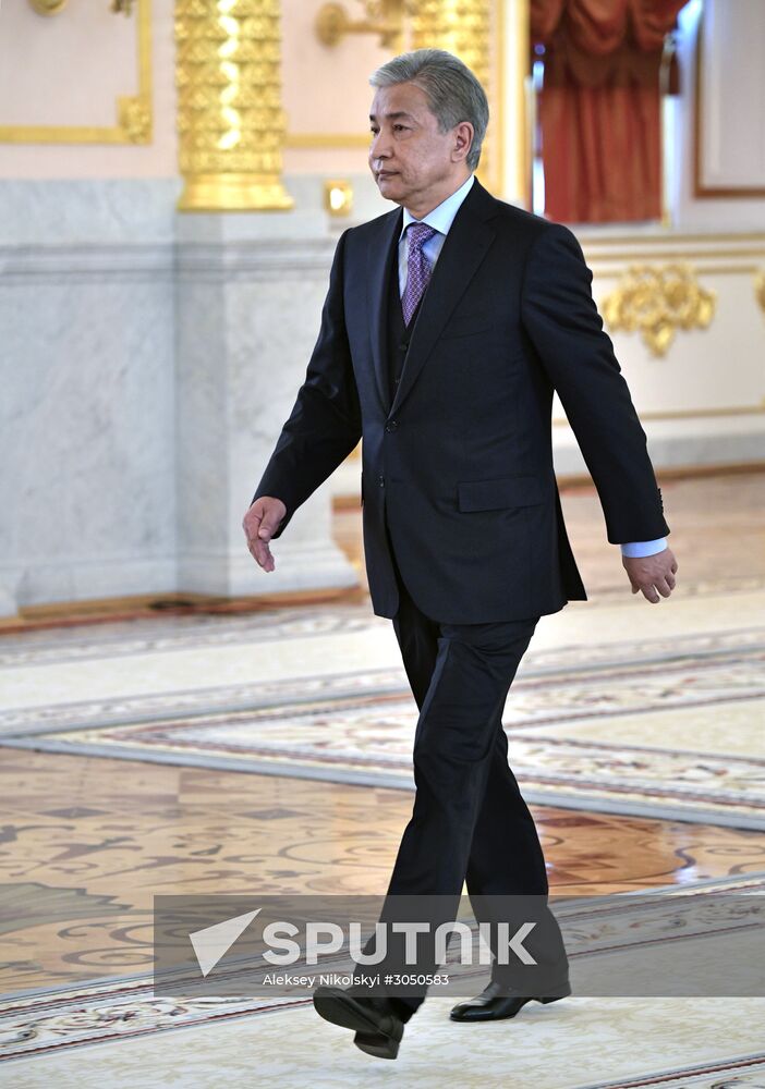 Russian President Vladimir Putin receives letters of credence from 18 ambassadors of foreign states
