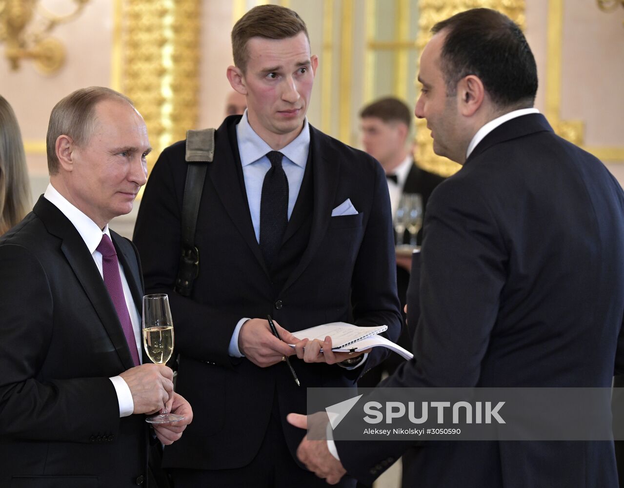 Russian President Vladimir Putin receives letters of credence from 18 ambassadors of foreign states