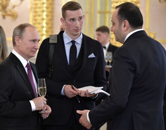Russian President Vladimir Putin receives letters of credence from 18 ambassadors of foreign states
