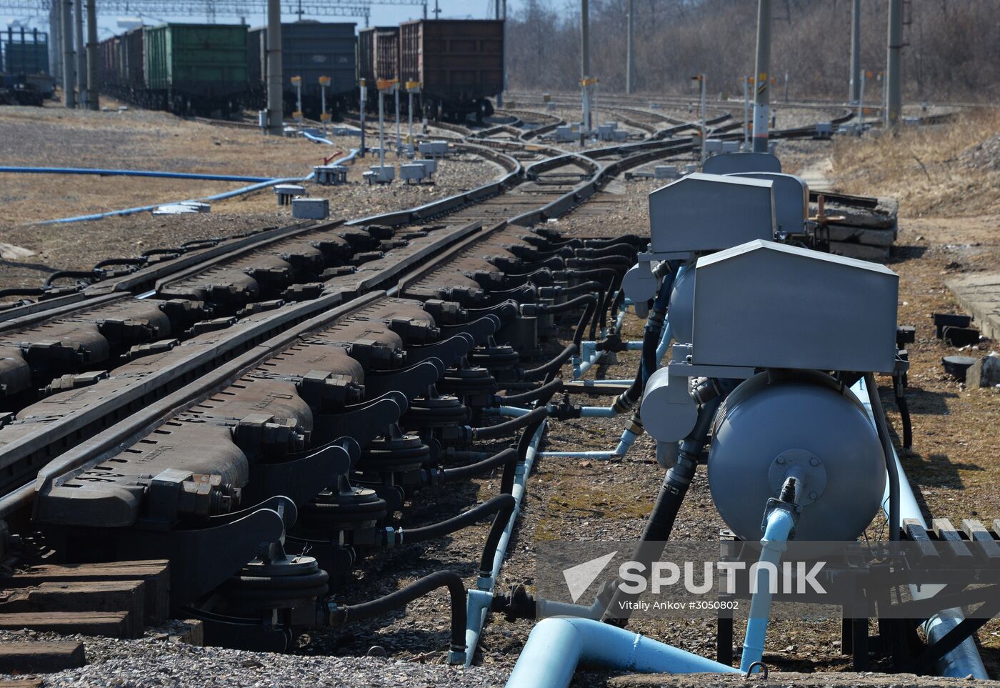 Largest port railway station of Far Eastern Railway, Nakhodka-Vostochnaya