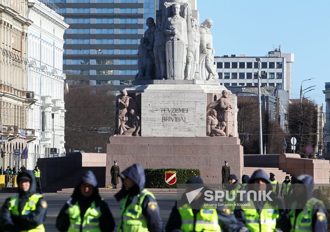 Waffen-SS veterans march in Riga