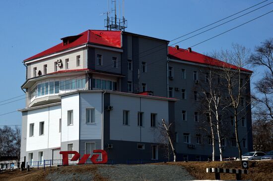 The largest port railway station of the Far Eastern Railway Nakhodka - Vostochnaya
