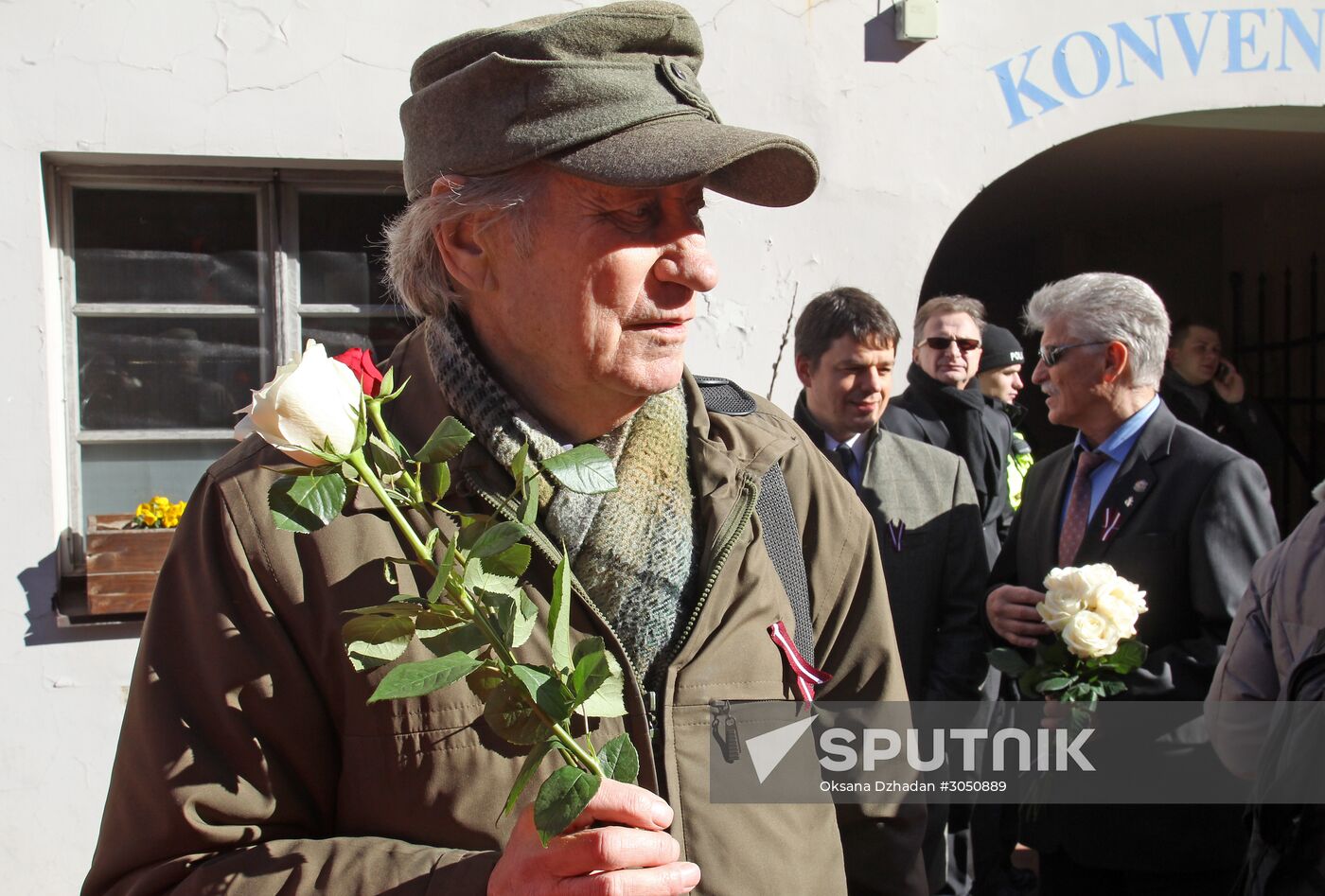 Waffen-SS veterans march in Riga