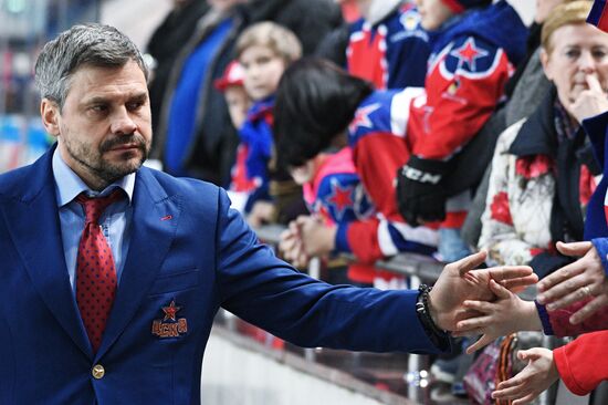 Ice hockey. KHL. CSKA vs. Lokomotiv