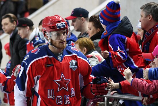 Ice hockey. KHL. CSKA vs. Lokomotiv