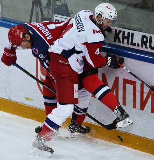 Ice hockey. KHL. CSKA vs. Lokomotiv