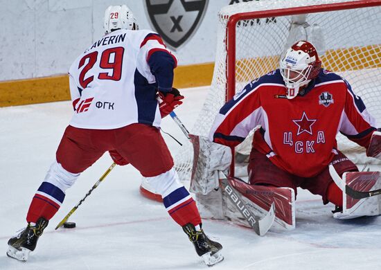 Ice hockey. KHL. CSKA vs. Lokomotiv