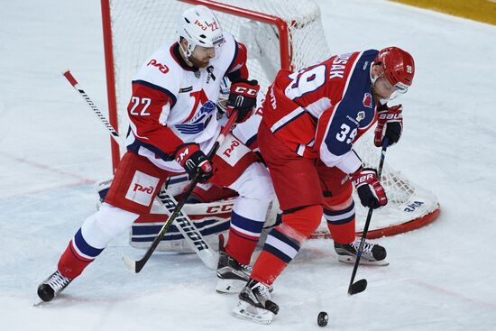 Ice hockey. KHL. CSKA vs. Lokomotiv