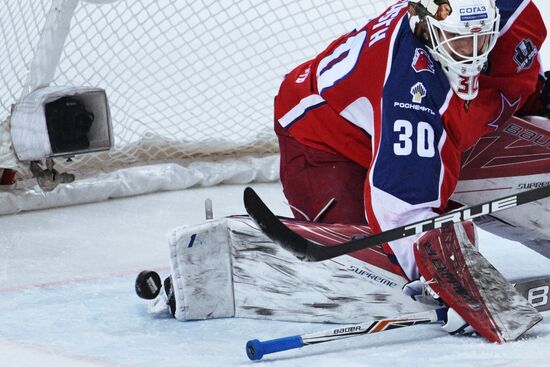 Ice hockey. KHL. CSKA vs. Lokomotiv