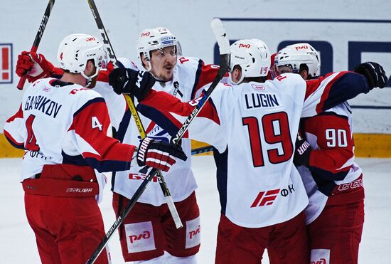 Ice hockey. KHL. CSKA vs. Lokomotiv
