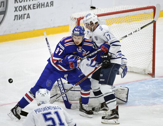 Ice hockey. KHL. SKA vs. Dynamo Moscow