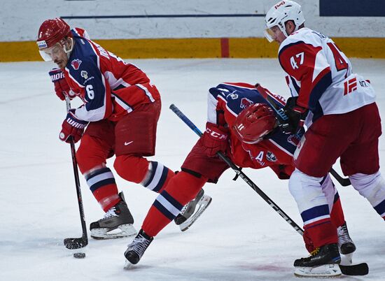 Ice hockey. KHL. CSKA vs. Lokomotiv
