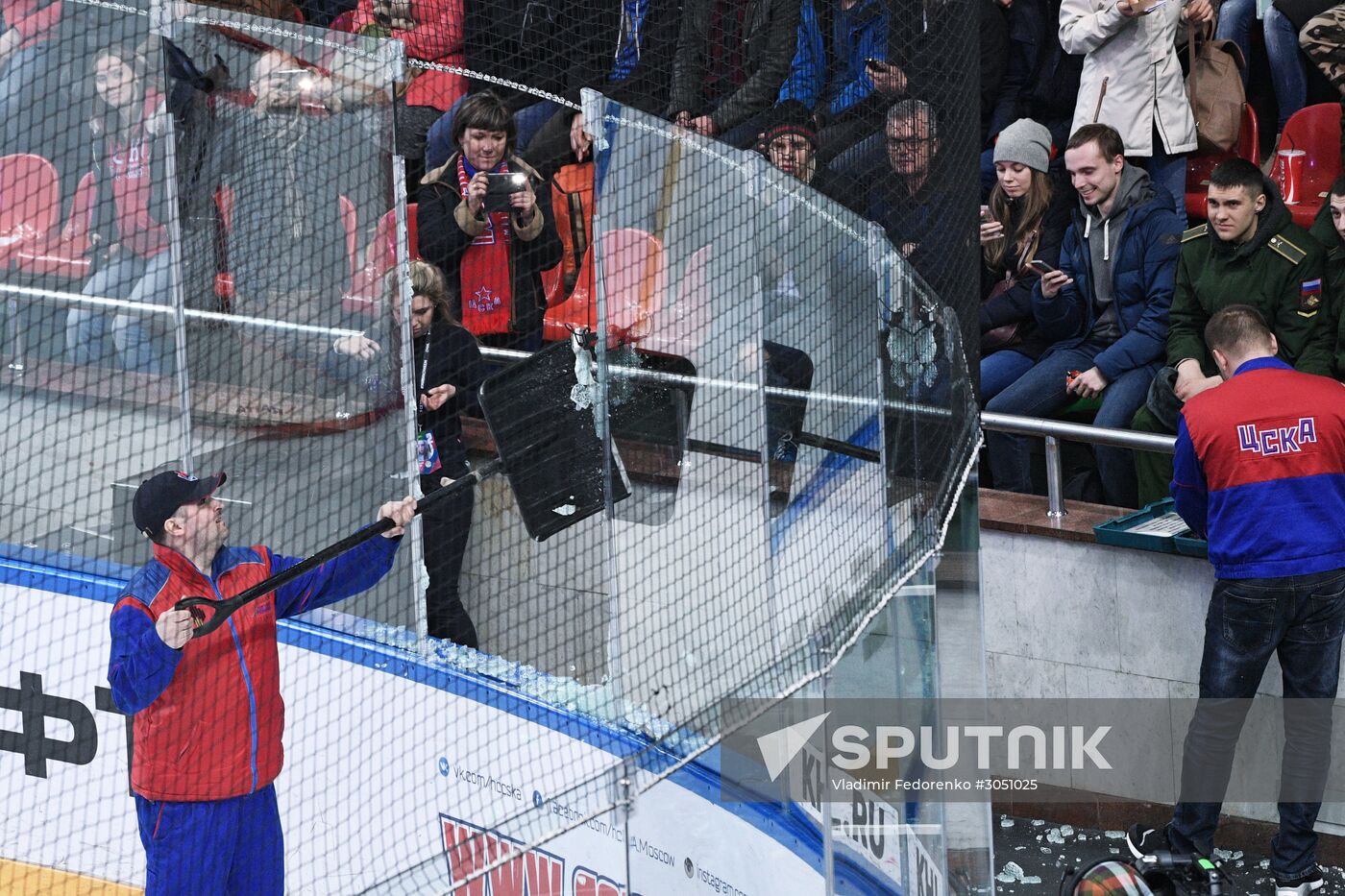 Ice hockey. KHL. CSKA vs. Lokomotiv