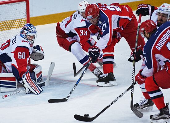 Kontinental Hockey League. CSKA vs. Lokomotiv