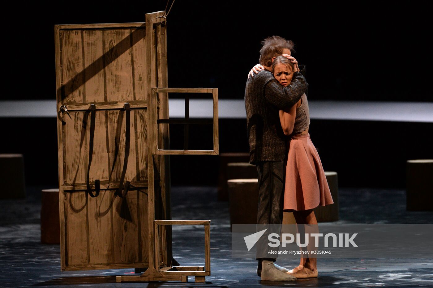 Final rehearsal of Peer Gynt ballet at Novosibirsk Opera and Ballet Theater