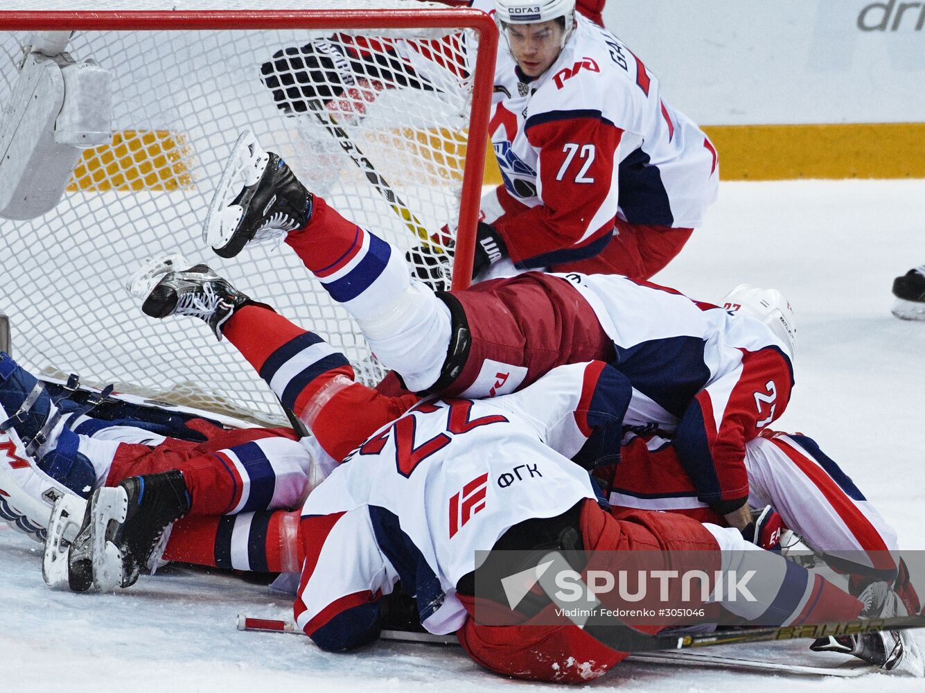 Kontinental Hockey League. CSKA vs. Lokomotiv