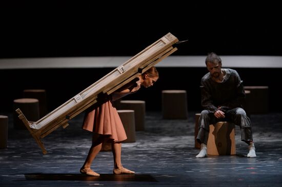 Final rehearsal of Peer Gynt ballet at Novosibirsk Opera and Ballet Theater