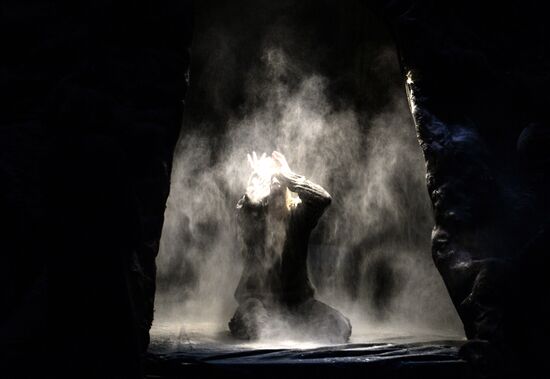 Final rehearsal of Peer Gynt ballet at Novosibirsk Opera and Ballet Theater